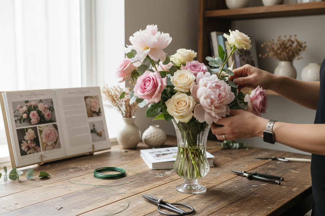 Learning the art of floral art